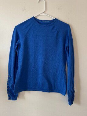 J. McLaughlin Blue Sweater
